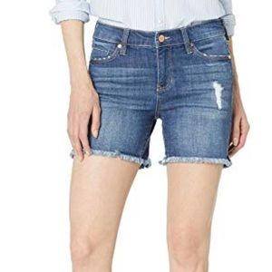 Liverpool stretchy denim shorts size 4 / 27